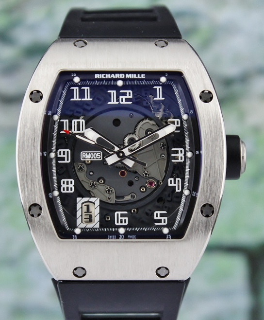 (image for) A Richard Mille 18K White Gold Automatic Skelaton Watch / RM 005